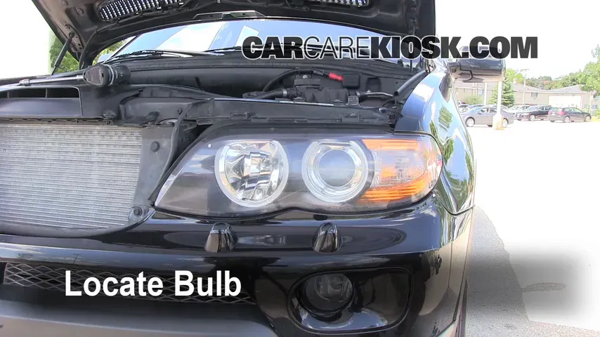 2006 BMW X5 4.4i 4.4L V8 Lights Headlight (replace bulb)